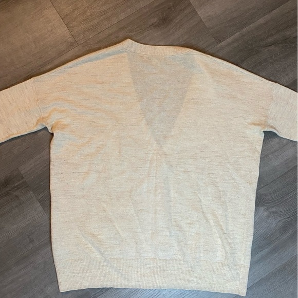 Madewell Wool Alpaca Blend Button Up Lightweight Cardigan Sweater - Picture 8 of 13